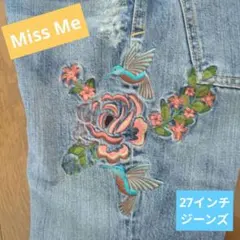 Miss Me 刺繍入りクロップドデニムパンツのサムネイル