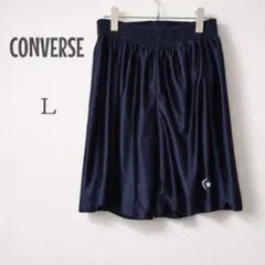 CONVERSE ハーフパンツ L ネイビー スポーツ ナイロン 短パン メンズ