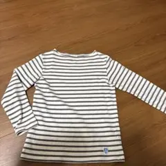 ORCIVAL ストライプ 長袖Tシャツ ホワイト/グレー