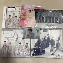 なにわ男子 +alpha 3形態 CD スタンド クリアソロカード ユニジャケ