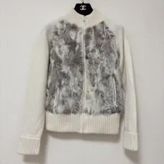 y2k fairygrungeファージャケット　ニット