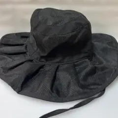 チャオパニックティピー ジュートフリルハット　ブラックのサムネイル
