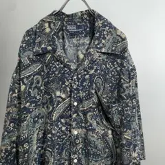 90s polo Ralph Lauren リネンシャツ ペイズリー 総柄 - メルカリ