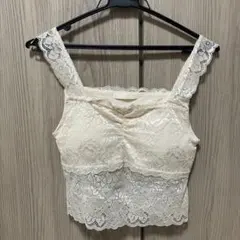 フーズフーチコ レースキャミソール アイボリー