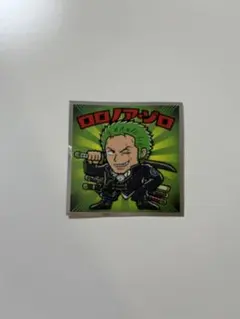 ビックリマンシール　ワンピースマンチョコRED  ロロノア・ゾロ
