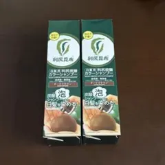 おまけ付き］利尻昆布 カラーシャンプー 500ml ダークブラウン 1本