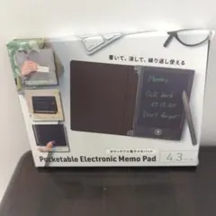 Pocketable Electronic Memo Pad 4.3インチ