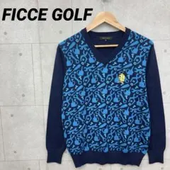 FICCE GOLF フィッチェゴルフ ニット セーター ケンケン M 紺