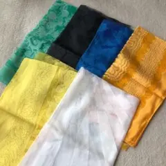 カラフルスカーフ　7枚セット