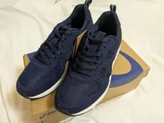 【新品未使用】アシックス ウォーキングシューズ スニーカー 26cm ネイビー