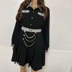 大きめサイズLL♡DearMyLove ディアマイラブ地雷系 チェーンワンピース