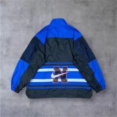 90s NIKE 銀タグ ナイロンジャケット XL 刺繍