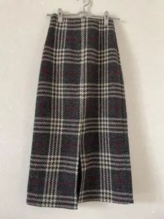 Chico チェック柄　ロング　スカート　秋冬　タイトスカート　Sサイズ　人気