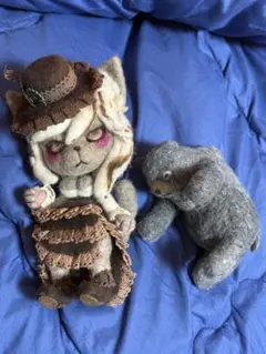 国内作家 ケイタベア テディベア モヘア セーラー襟 26cm 国内作家