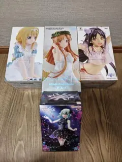 ソードアート・オンライン フィギュア4体セット（アスナ／ユウキ／シノン／アリス）