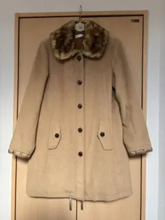 SHOO•LA•RUE シューラルー ファー付きコート L