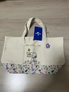 【ユニバ限定】スヌーピー刺繍トートバッグ