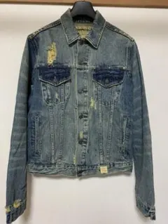 【アバクロ】ダメージ デニム ジャケット Gジャン