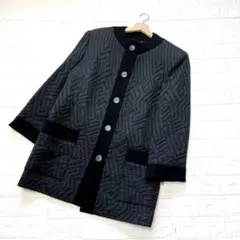 【最高級】LANVIN ランバン ノーカラーコート キルティング ヴィンテージのサムネイル