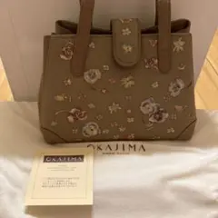 新古品　未使用　OKAJIMA オカジマ岡重　和洋装バッグ　洋花正装ゾウ金箔加工 楽天市場】岡重 バッグ（和装小物｜和服）：レディース