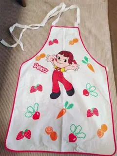 不二家 ペコちゃん エプロン レッド - メルカリ