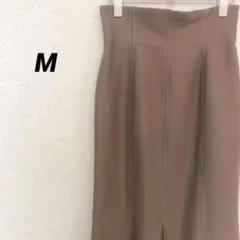 美品　ロングスカート　フレアスカート　マーメイドスカート　ブラウン　茶色