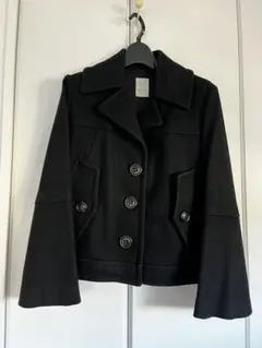 美品✨ウールコート　ブラック
