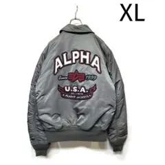 ALPHA CWU-45/P XL ナイロンフライトジャケット 短丈 MA-1