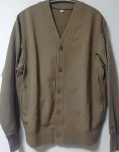 短期出品 UNIQLO ボタン付き スウェット カーディガン ベージュ M