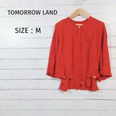 【美品】レディース　トップス　カーディガン 五分丈　重ね着　ウール100%