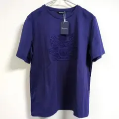 新品タグ付　アクアスキュータム クレスト刺繍Tシャツ　日本製　定価19800円のサムネイル