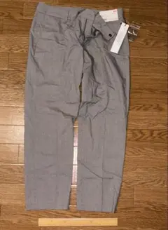 14 ユニクロ　UNIQLO 　アンクル パンツ　スタイルアップ グレー