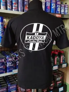 送料込！　カドヤ　KADOYA　CROWNデザイン　Tシャツ　ブラック　Lサイズ