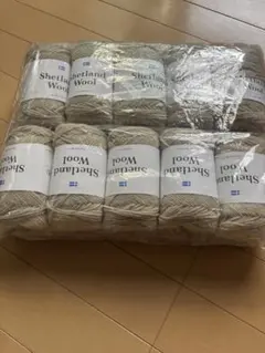 シェットランドウール 編み物