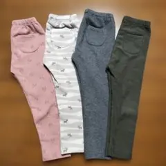 ユニクロ フリースレギンス 100