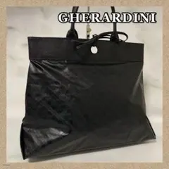 美品❣️GHERARDINI＊ゲラルディーニ＊トートバッグ＊黒✨