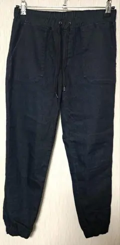 【UNIQLO】デニムジョガーパンツ オールシーズン 濃紺 M☆