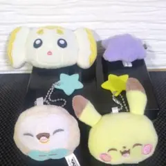 ポケモン ボールチェーン付きぬいぐるみ フェイスぬいぐるみクリップ