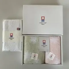 今治タオルセット（ホワイト・グリーン・ピンク）