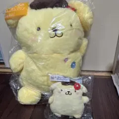 サンリオ当たりくじ　ポムポムプリン　ぬいぐるみセット