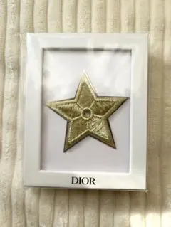 【未使用】【美品】DIOR ディオール　ノベルティ　スター　ピンバッチ