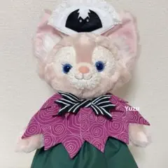 リーナベル ハンドメイド コスチューム ケープ 紫 黒 ホーンテッドマンション