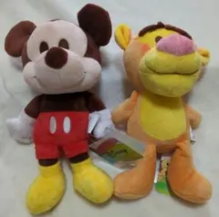 ミッキー＆ティガー ぬいぐるみマスコット 2点セット