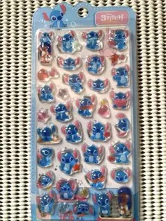 Disney公式　スティッチ3D立体クリスタルステッカー