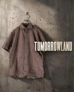TOMORROWLAND マルチストライプ半袖シャツ　オーバーサイズのサムネイル