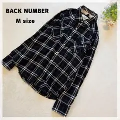 【バックナンバー】チェックシャツ M ブラック カジュアル春秋 スナップボタンのサムネイル