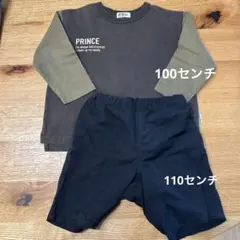 男の子　100.110センチ　ロンT ハーフパンツ まとめ売り