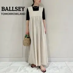 完売品Ballsey 美品　ノースリーブプルオーバー パール ミラノリブ 完売品Ballsey 美品 ノースリーブプルオーバー パール ミラノリブ