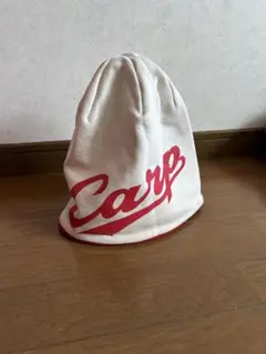 広島カープ ビーニー(ニット帽)リバーシブル 美品