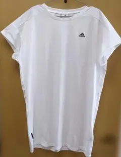 adidas　アディダス　半袖　チュニック　Tシャツ　ワンピース　ラインのサムネイル